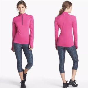 Nike Women's Fuchsia Long Sleeve Top